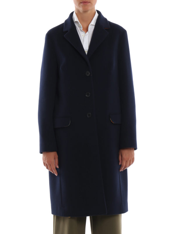 blue coat wool