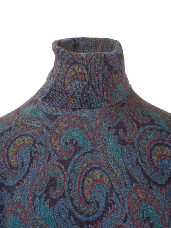 یقه اسکی Etro - Paisley turtleneck in 