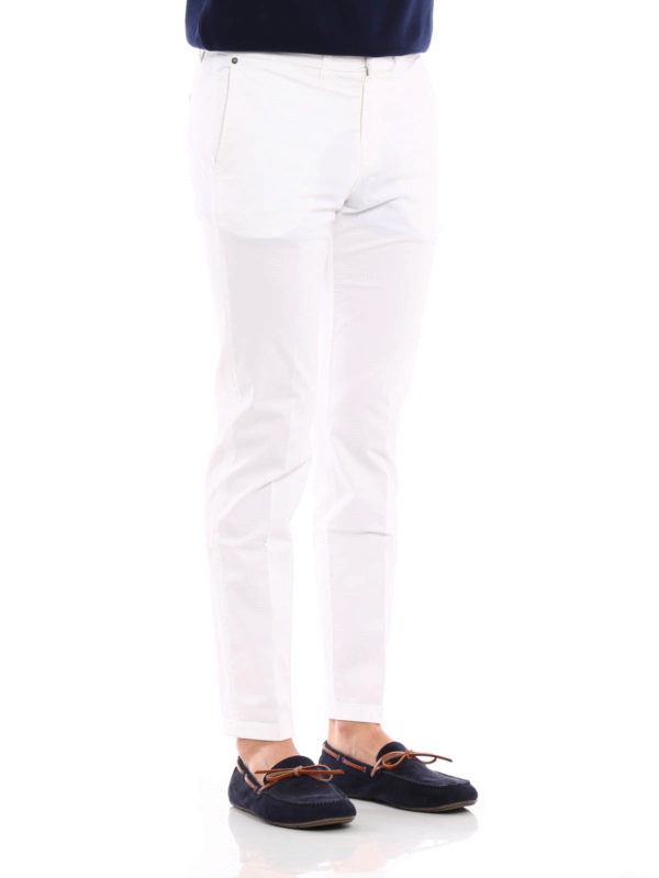 stretch cotton capris