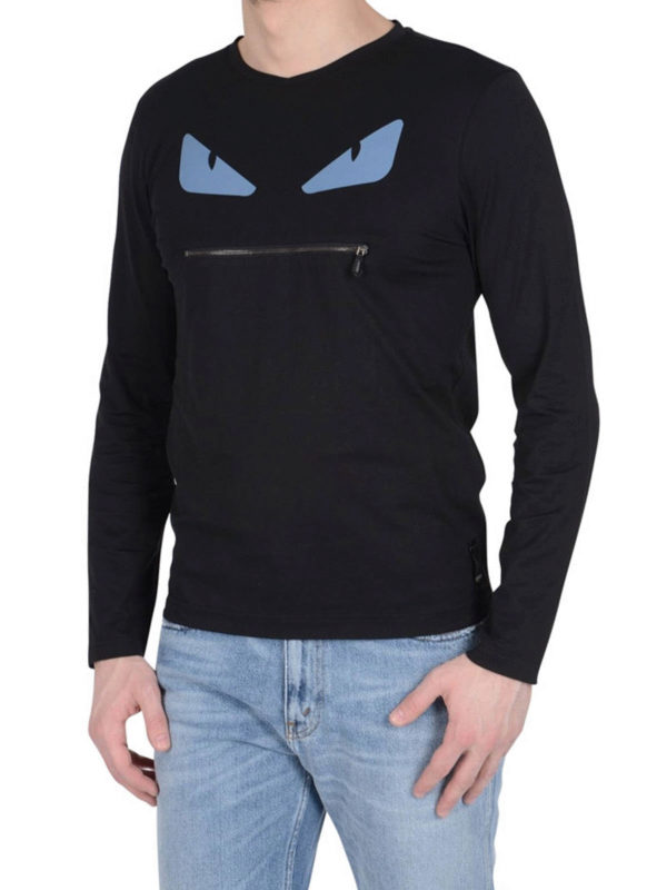 T-shirts Fendi - Long sleeved Bag Bug T 