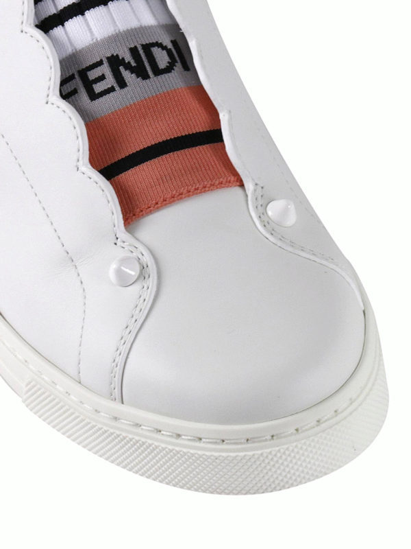 fendi laceless sneakers