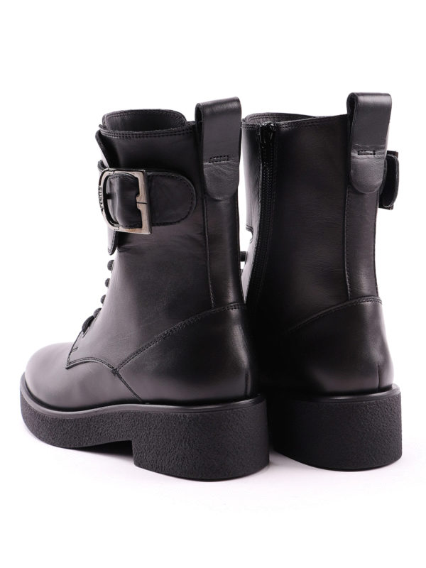 strap combat boots