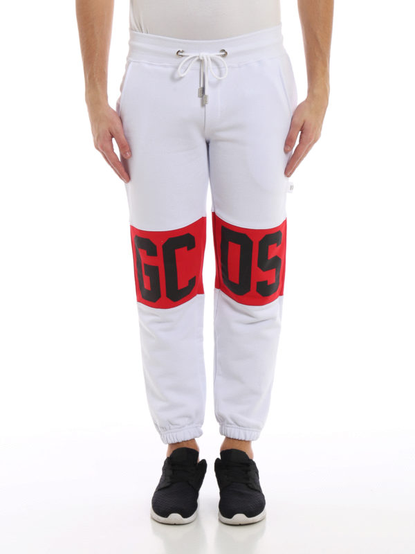 mens red jogging bottoms