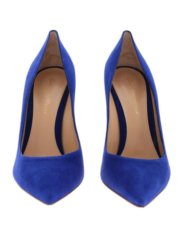 Gianvito 105 pumps in electric blue 