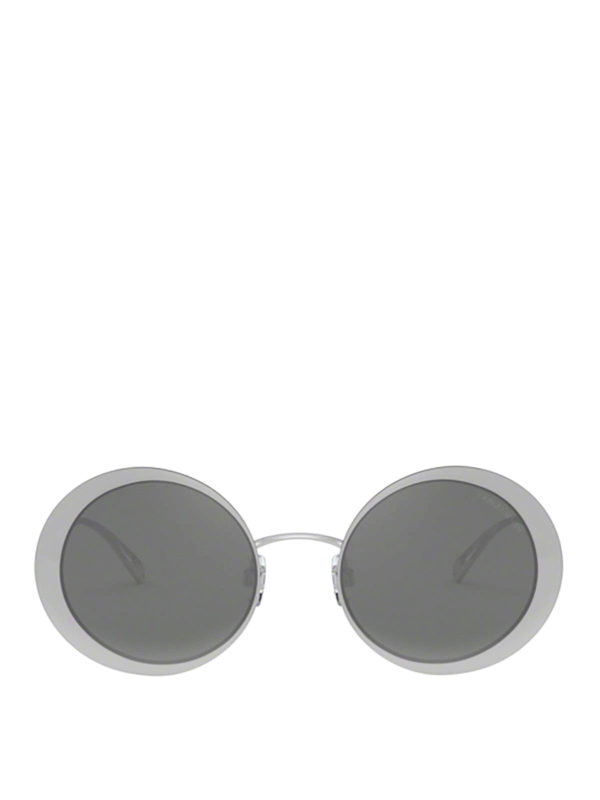 round silver sunglasses