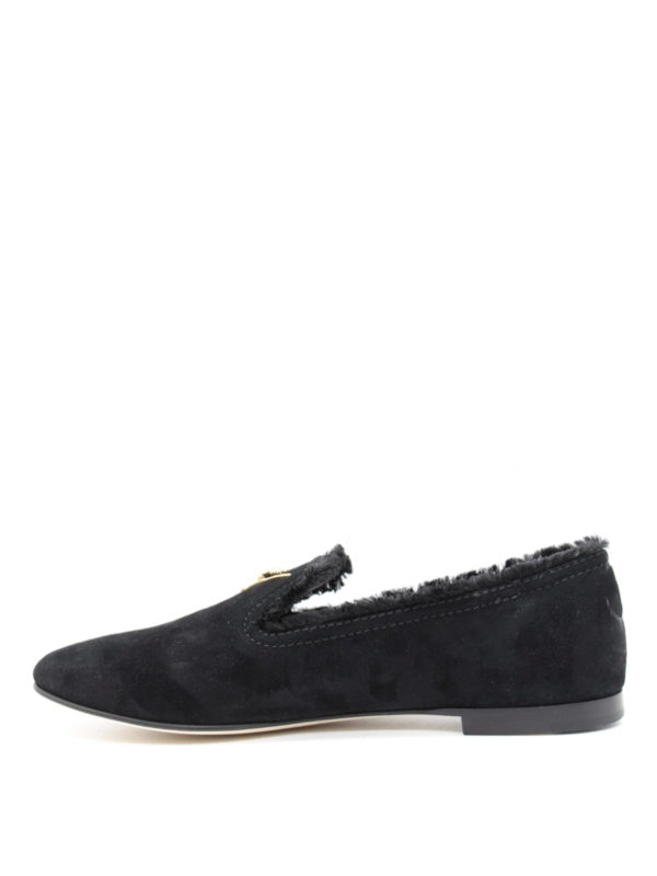 giuseppe zanotti suede loafer