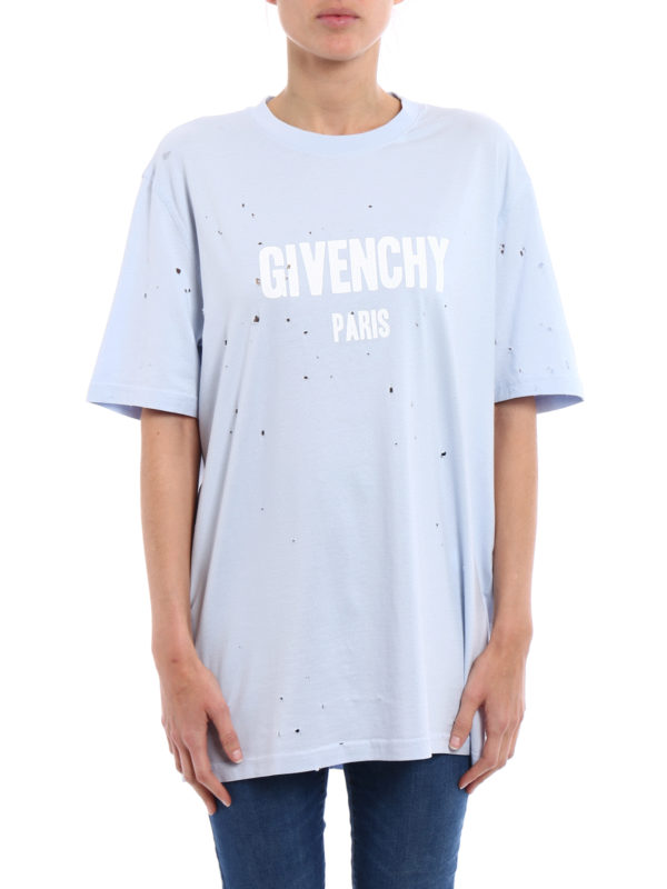Givenchy - Worn out baby blue cotton 