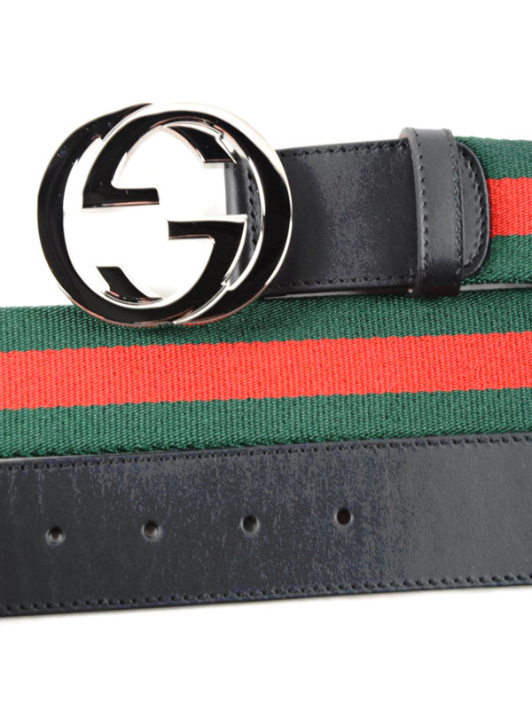 gucci gg web belt