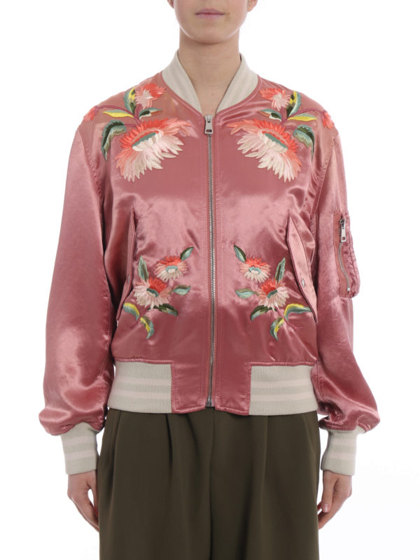 Bombers Gucci - Guccification satin bomber jacket - 491056XR9755474