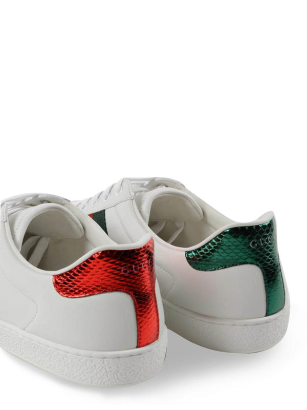 Gucci - Bee detailed leather sneakers - trainers - 429446 A38G0 9064