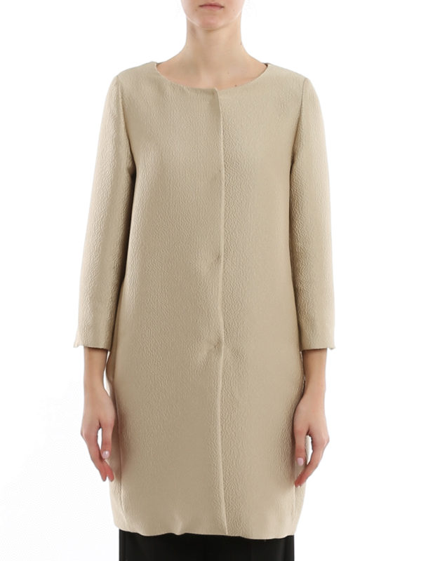 iKRIX HERNO: long coats - Crepe tech fabric coat