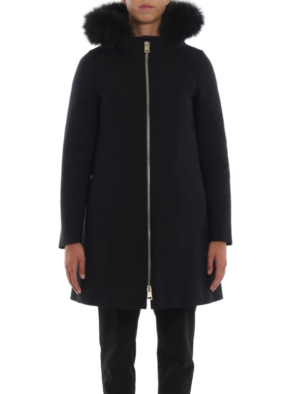 herno city glamour long coat