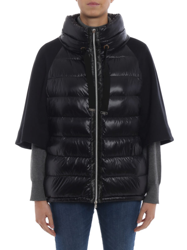 sleeves quilted puffer jacket 