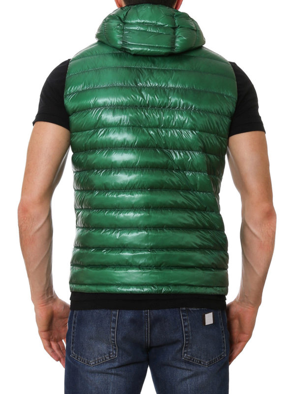 padded hooded vest