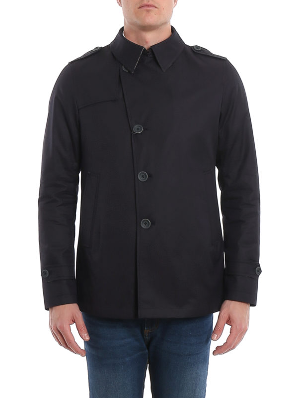 iKRIX HERNO: cappotti trench - Trench in cotone e tessuto