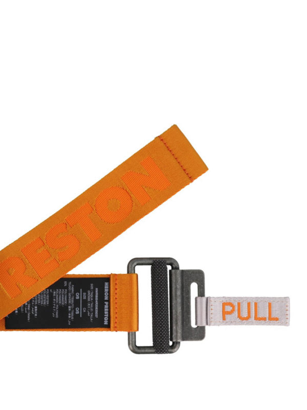 iKRIX Heron Preston: belts - Logo patch fabric belt