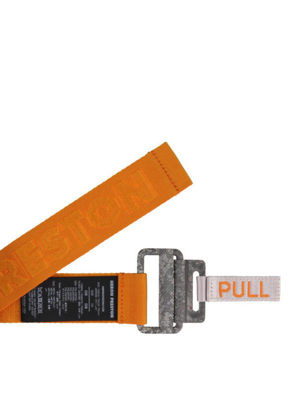 iKRIX Heron Preston: belts - Logo patch fabric belt
