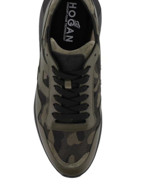 army green trainers