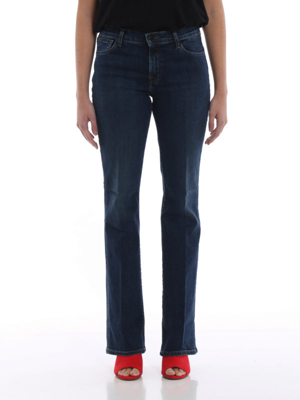 Sallie mid rise bootcut indigo jeans 