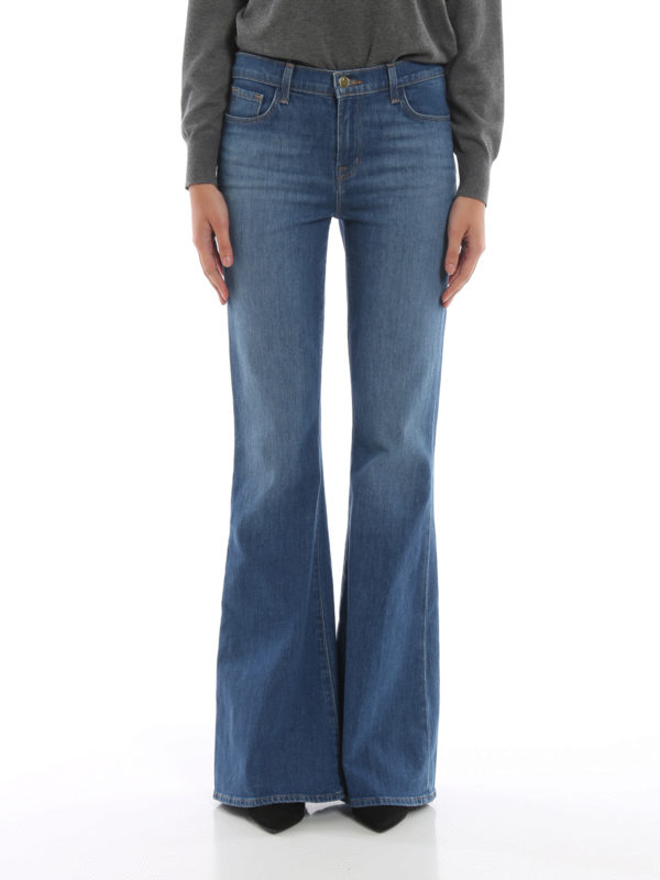 iKRIX J BRAND: flared jeans - Valentina high waist flared jeans