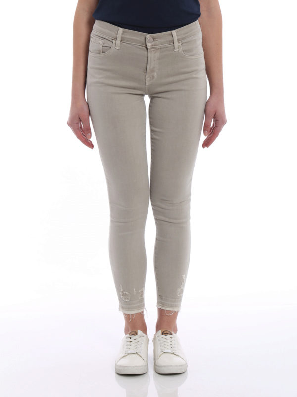 J Brand Capri super stretch mid rise jeans skinny jeans J Brand women's jeans sale | Shop online at iKRIX