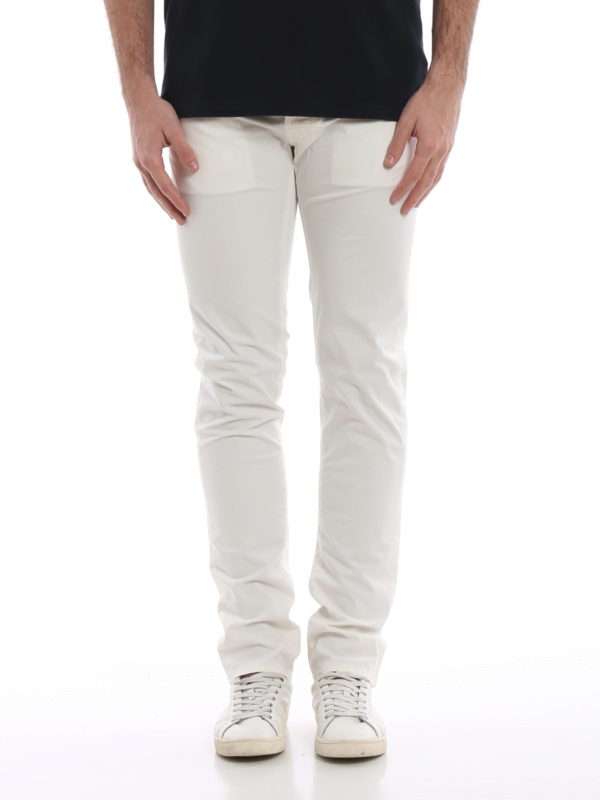 Style 622 white cotton stretch trousers 