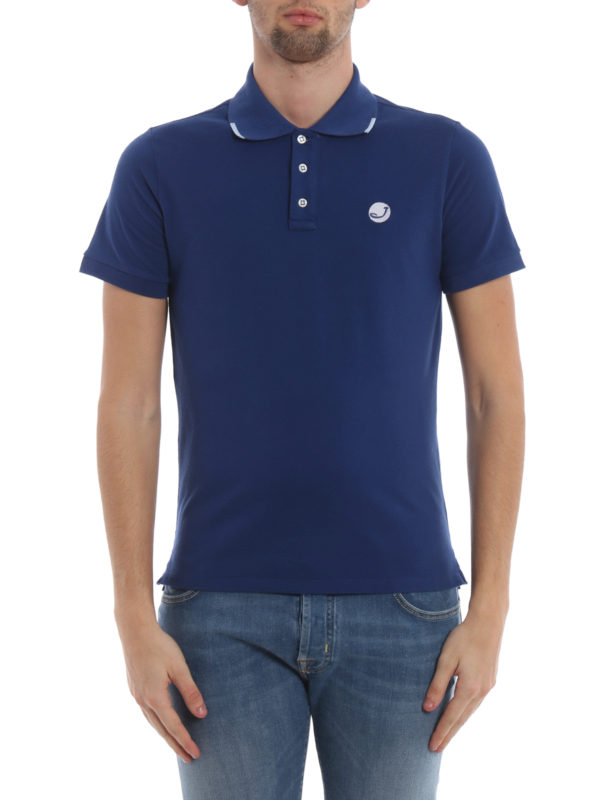 electric blue polo