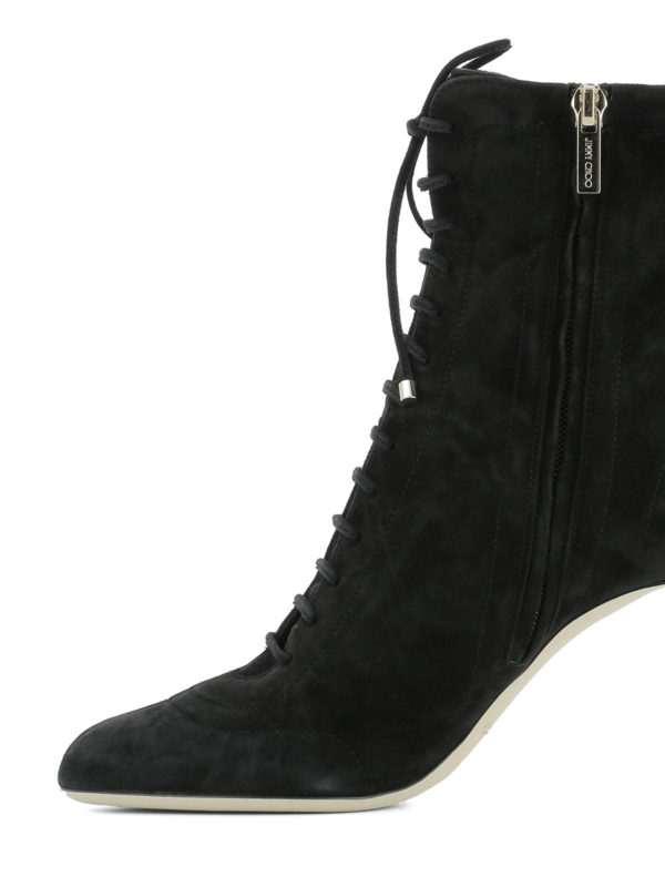 jimmy choo lace boots