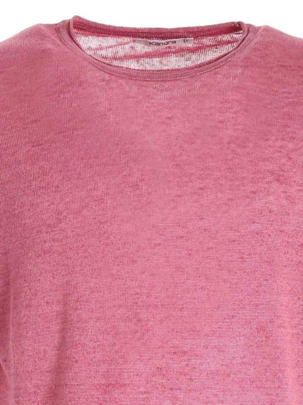 یقه گرد Kangra Cashmere - Short sleeves 