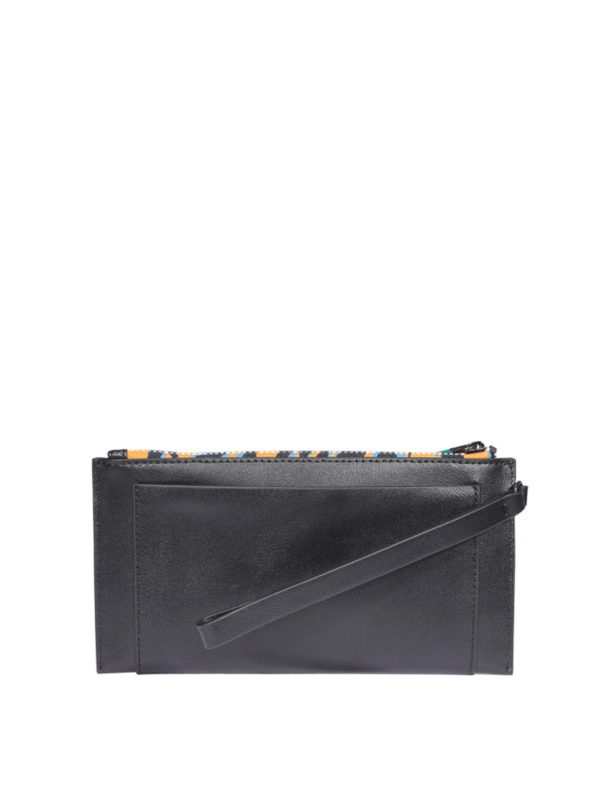kenzo clutch leather