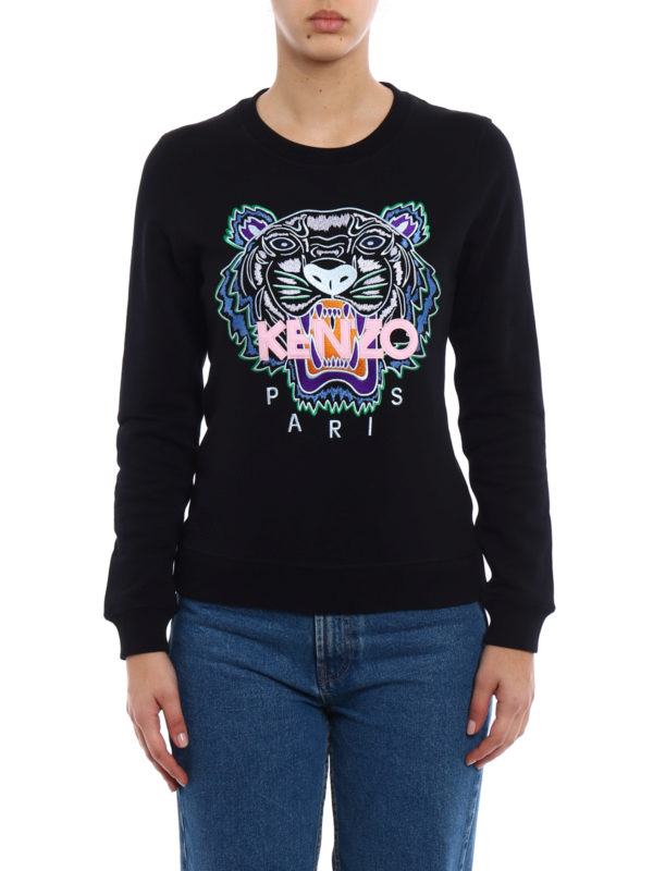 سویشرت Kenzo - Embroidered Tiger black 