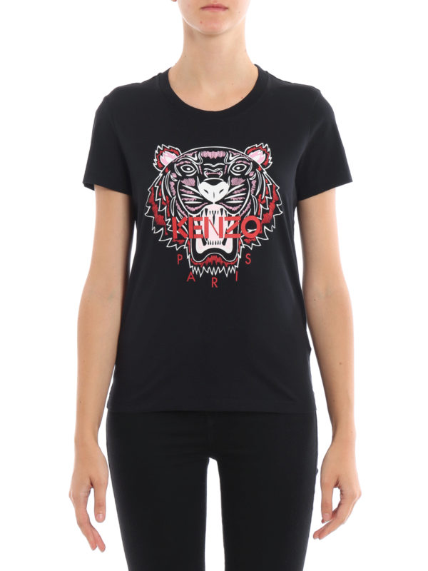 kenzo tiger black t shirt