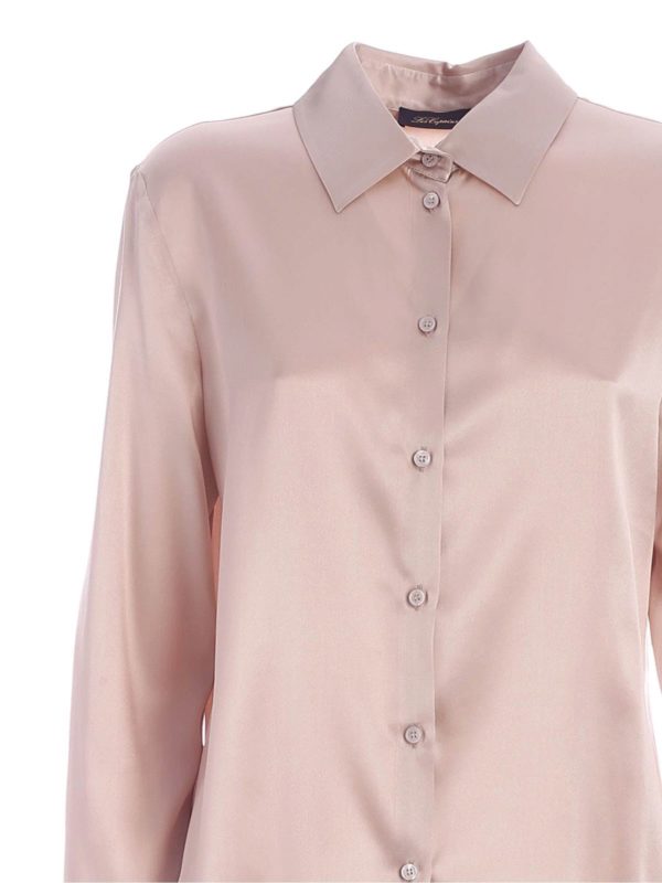 Shirts Les Copains - Silk shirt - 0L21606209 | Shop online at iKRIX
