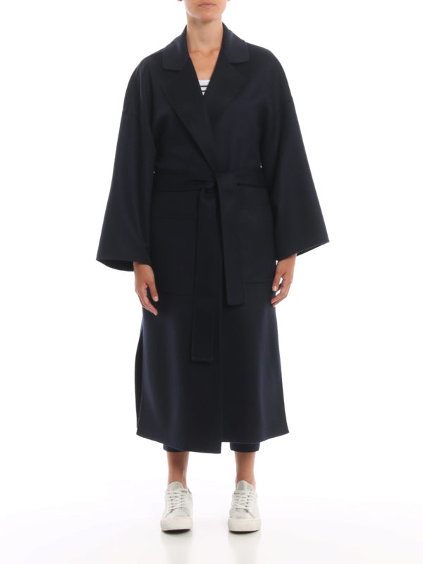 loewe oversized belted coat