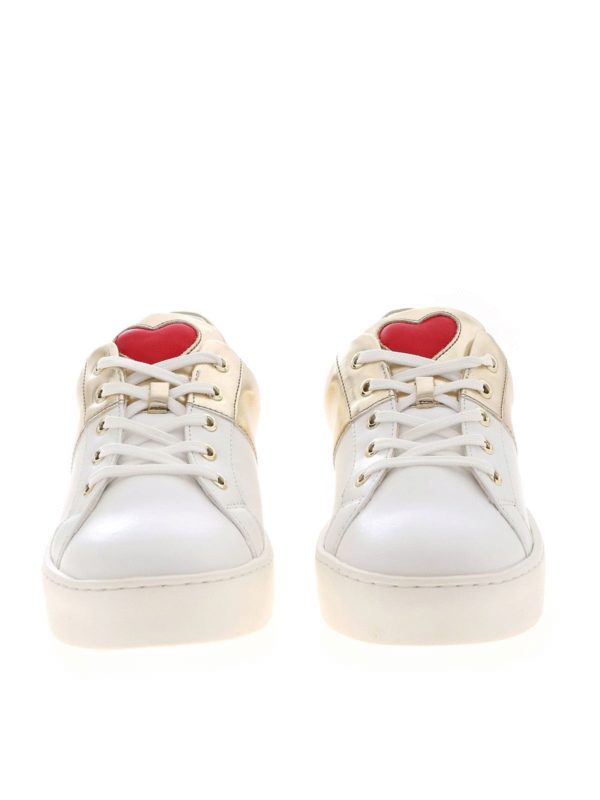 moschino trainers gold