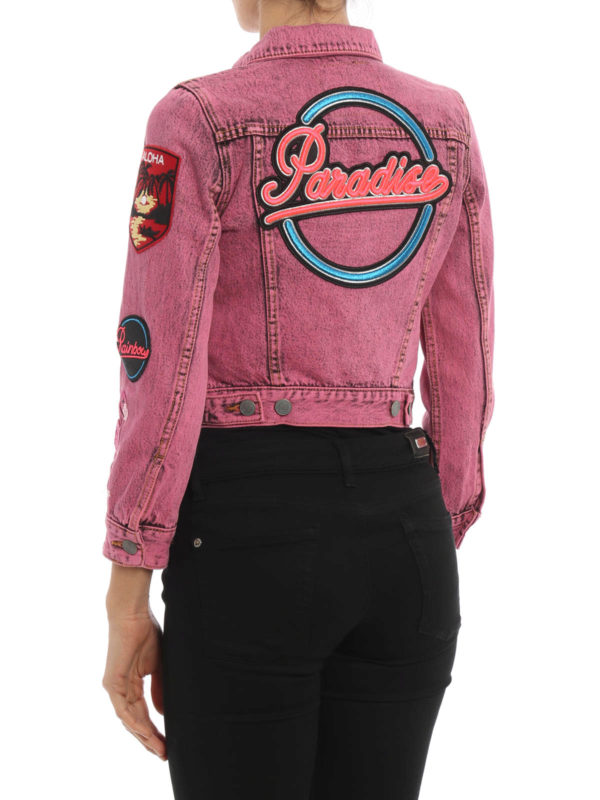 shrunken jean jacket