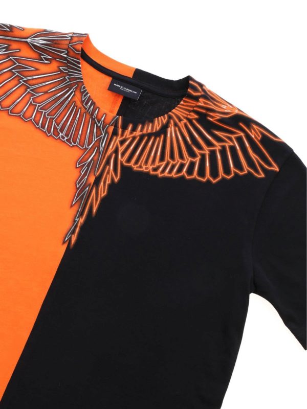 Wings Orange-Black T-shirt