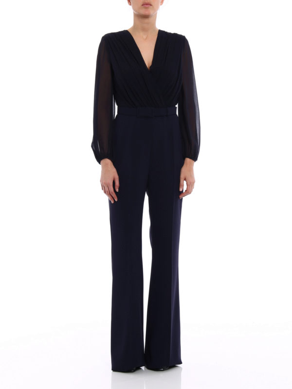 Jumpsuits Max Mara Jumpsuit Dunkelblau 82410487000005
