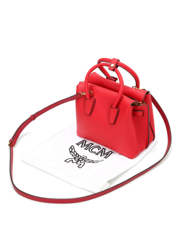 mcm mini top handle crossbody