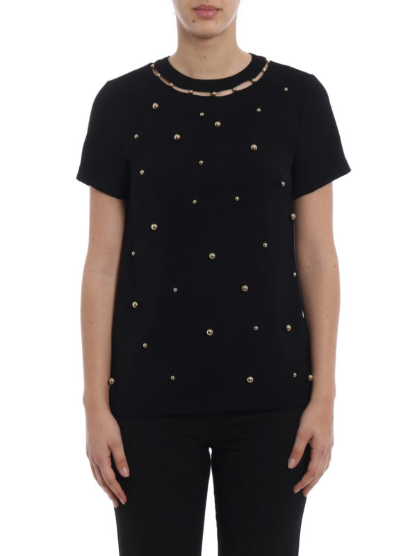 michael kors gold blouse