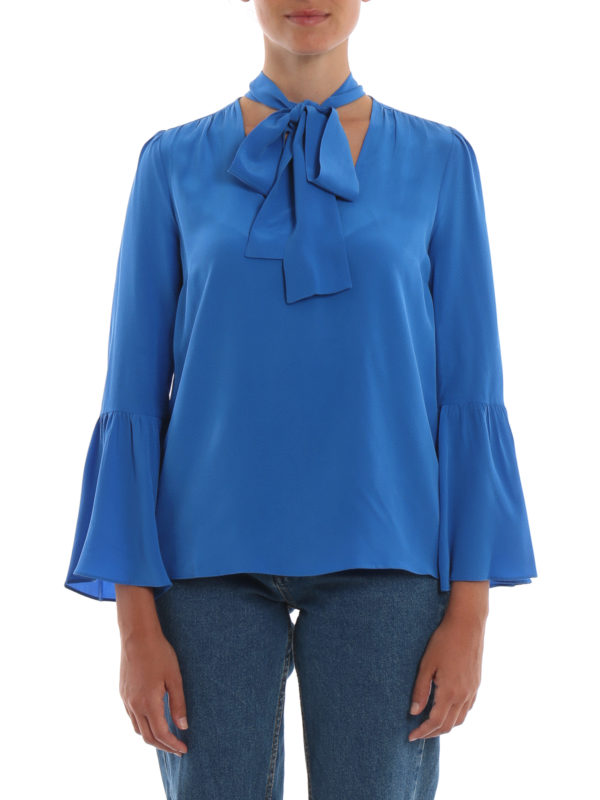 michael kors pussy bow blouse