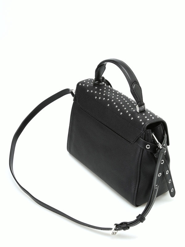 bristol medium studded leather satchel