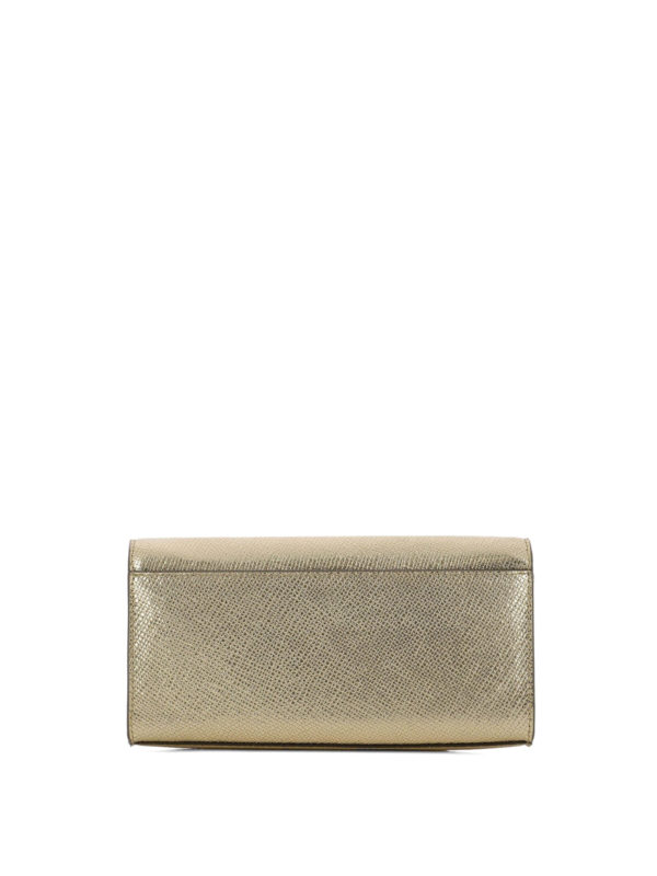 michael kors logo clutch