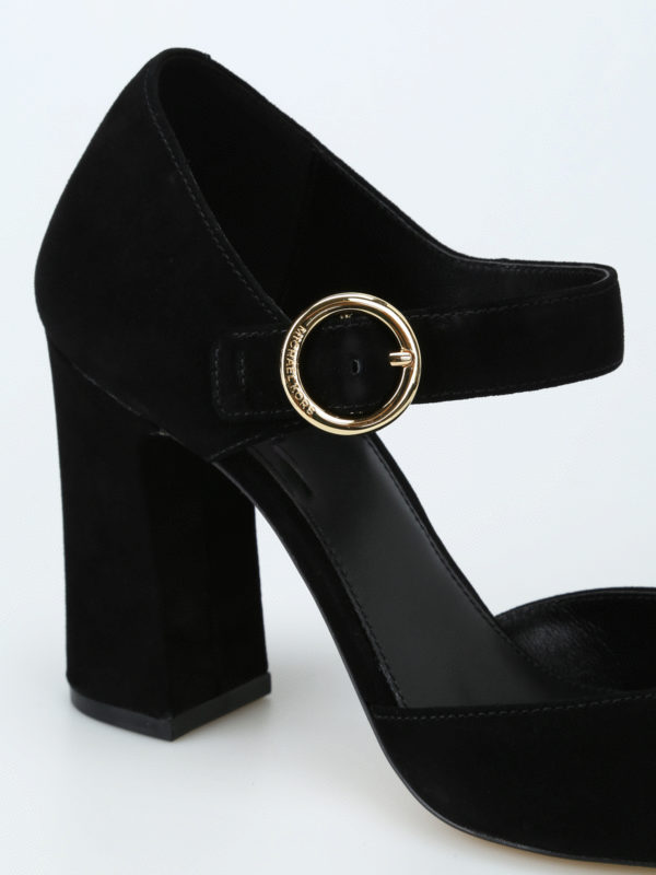 Court shoes Michael Kors - Alana black suede pumps - 40T8ANHS1S001