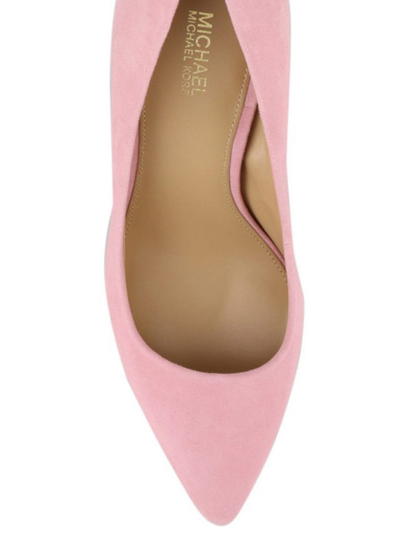 michael kors pink suede shoes