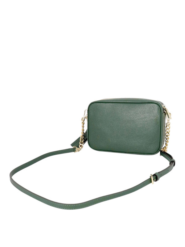 michael kors dark green crossbody bag