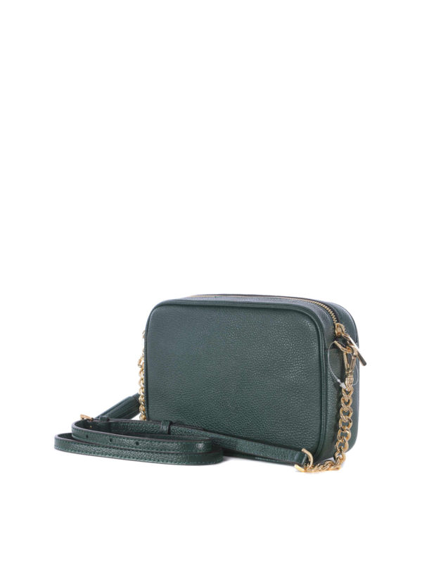 michael kors dark green crossbody bag