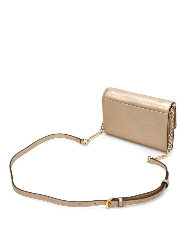 michael kors metallic crossbody