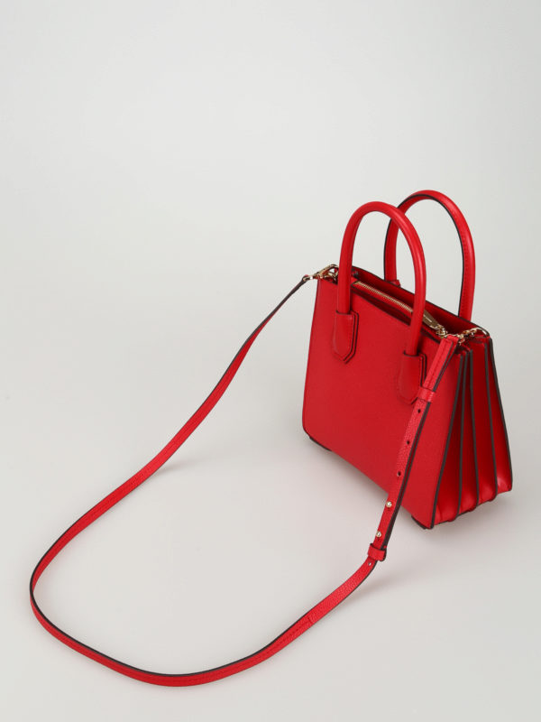 Mercer M red leather bag