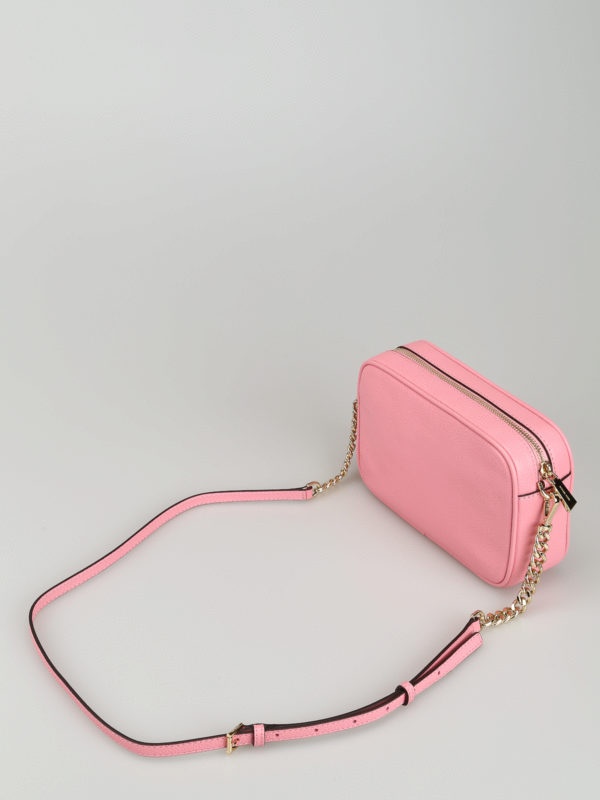 Cross body bags Michael Kors - Pink leather camera bag - 32T8TF5M2L611